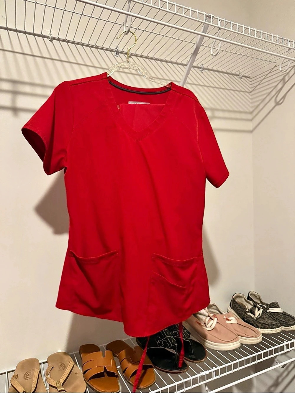 Skechers Red Short Sleeve Top and Pants Set